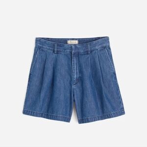 The Harlow Superwide Jean Short: Airy Denim Edition